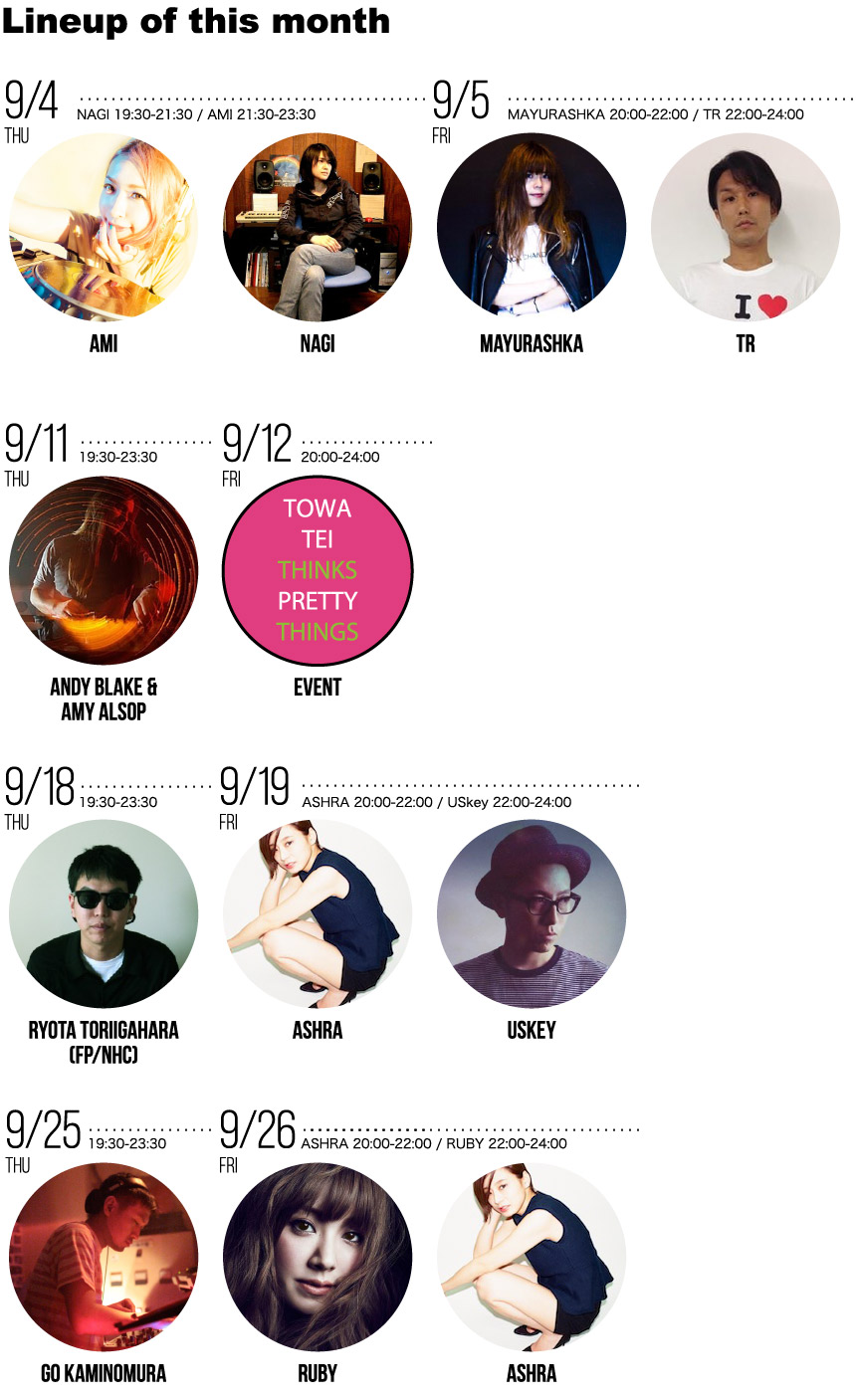 HOUSE MUSIC SELECTOR’S 2014年9月